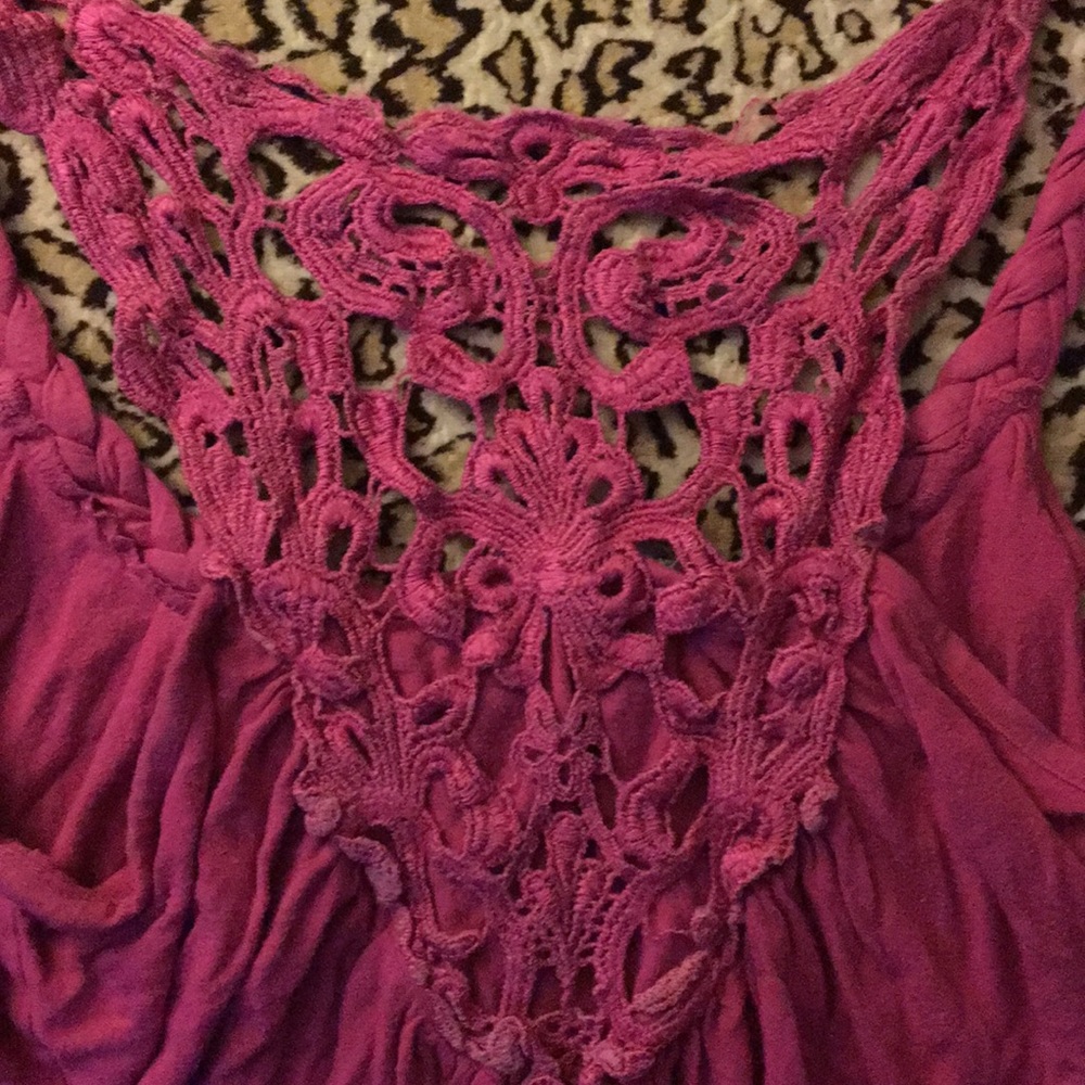 Charlotte Russe pink tank topπ - Picture 3 of 5